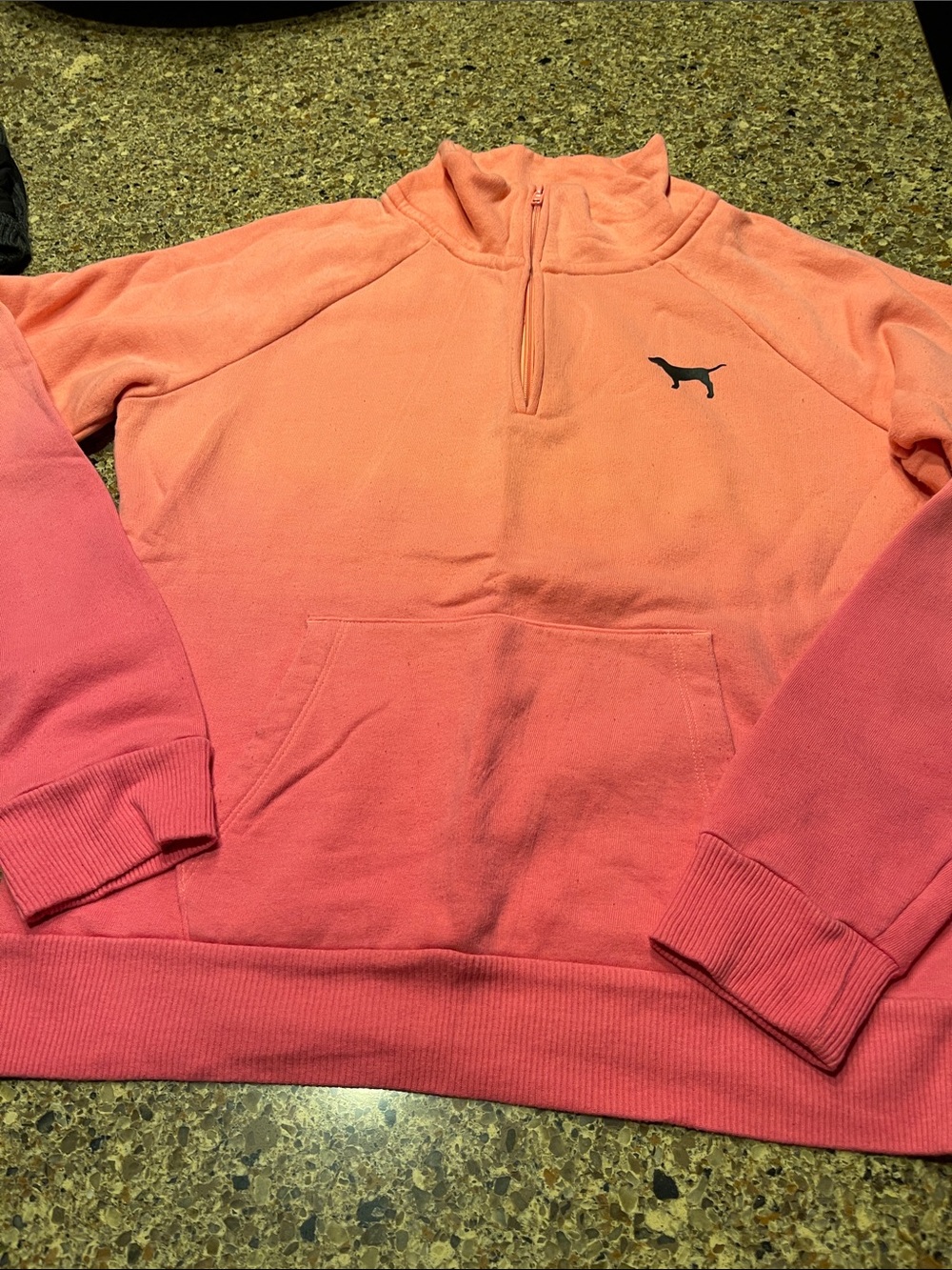 Victoria's Secret PINK Coral Pullover with Branded Trim
